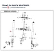 FRONT RH SHOCK ABSORBER product image