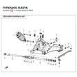 THREADED SLEEVE product image