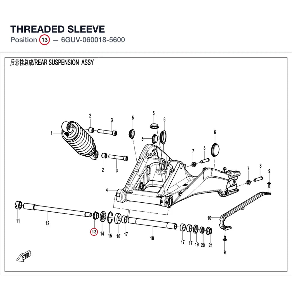 THREADED SLEEVE product image