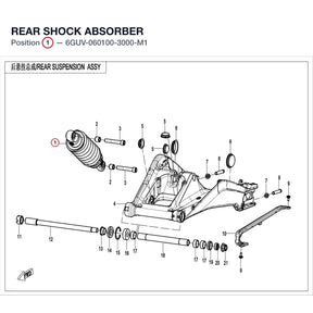 REAR SHOCK ABSORBER product image