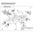 FRONT BRAKE DISC ASSY product image