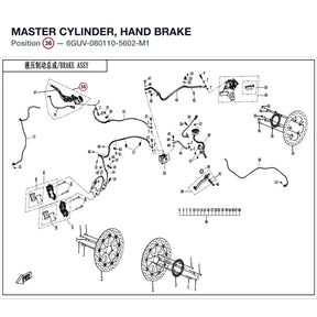 MASTER CYLINDER, HAND BRAKE product image