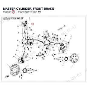 MASTER CYLINDER, FRONT BRAKE product image