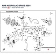 MAB HYDRAULIC BRAKE ASSY product image