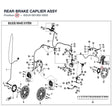 REAR BRAKE CAPLIER ASSY product image