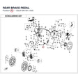 REAR BRAKE PEDAL product image