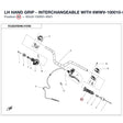 LH HAND GRIP - INTERCHANGEABLE WITH 6WWV-100010-5000 product image