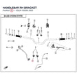 HANDLEBAR RH BRACKET product image