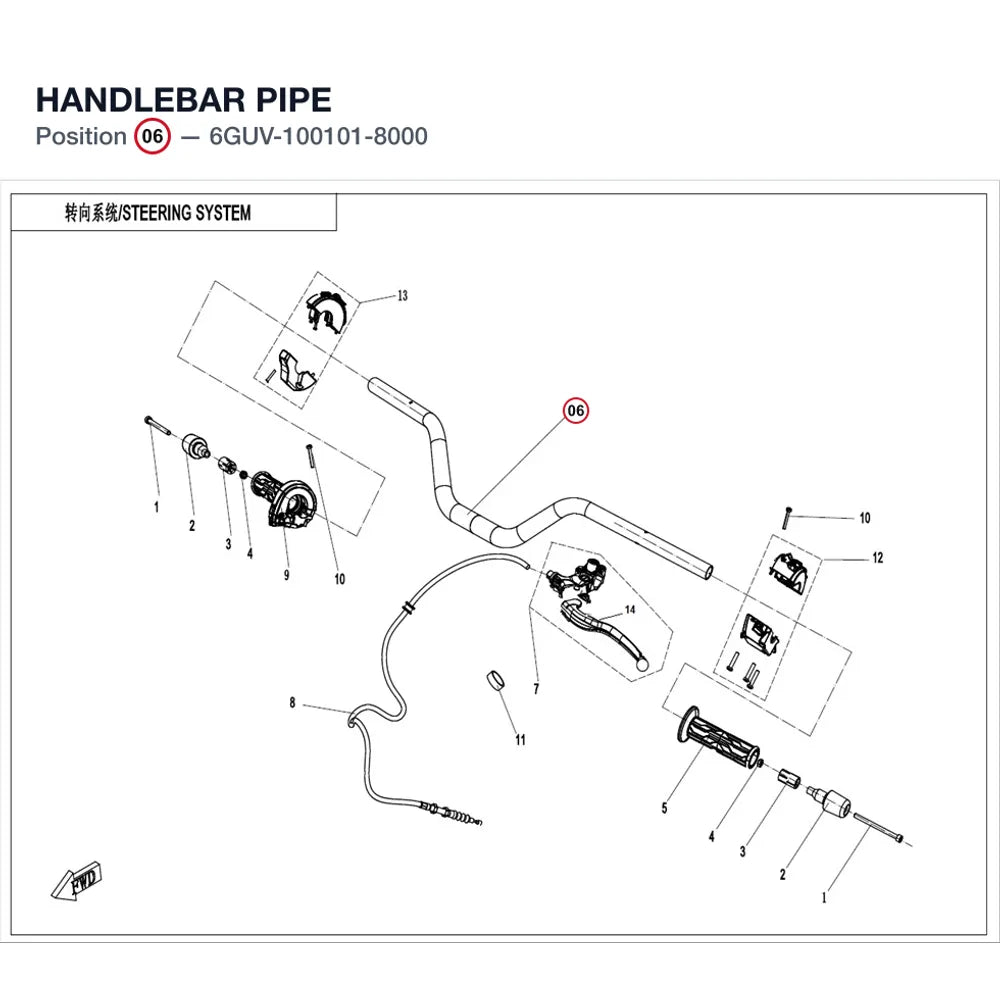 HANDLEBAR PIPE product image