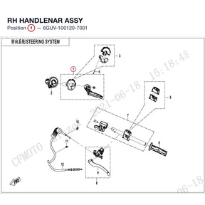 RH HANDLENAR ASSY product image