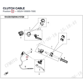 CLUTCH CABLE product image