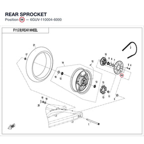 REAR SPROCKET product image