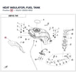HEAT INSULATOR, FUEL TANK product image