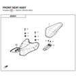 FRONT SEAT ASSY product image