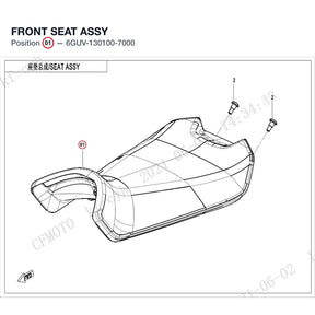 FRONT SEAT ASSY product image