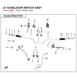 LH HANDLEBAR SWITCH ASSY product image