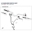 LH HANDLEBAR SWITCH ASSY product image