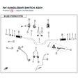 RH HANDLEBAR SWITCH ASSY product image