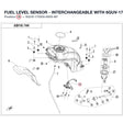 FUEL LEVEL SENSOR - INTERCHANGEABLE WITH  6GUV-170200-6001 product image