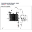 RADIATOR WATER OUTLET HOSE product image