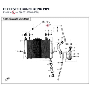 RESERVOIR CONNECTING PIPE product image