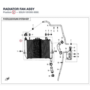 RADIATOR FAN ASSY product image