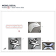 MODEL DECAL product image