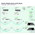 FRONT FENDER DECO PLATE DECAL product image