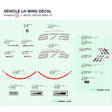 VEHICLE LH WING DECAL product image
