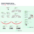 FRONT FENDER DECAL product image