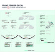 FRONT FENDER DECAL product image