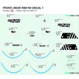 FRONT+REAR RIM RH DECAL 1 product image