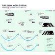 FUEL TANK MIDDLE DECAL product image