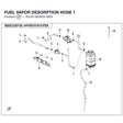 FUEL VAPOR DESORPTION HOSE 1 product image