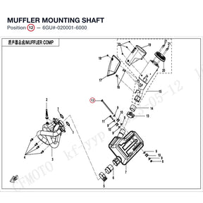 MUFFLER MOUNTING SHAFT product image