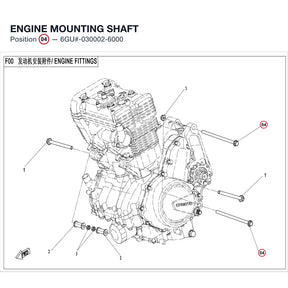 ENGINE MOUNTING SHAFT product image