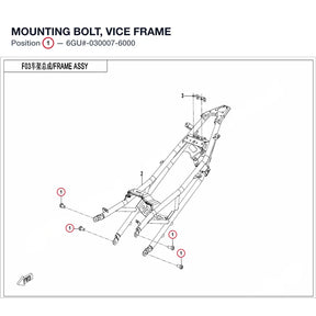 MOUNTING BOLT, VICE FRAME product image