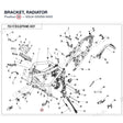 BRACKET, RADIATOR product image