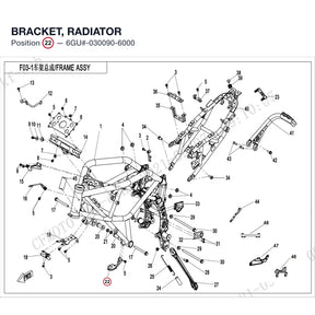 BRACKET, RADIATOR product image