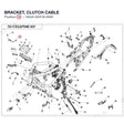 BRACKET, CLUTCH CABLE product image