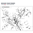 BRACKET, REAR FENDER product image