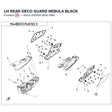 LH REAR DECO GUARD product image