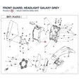 FRONT GUARD, HEADLIGHT product image