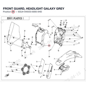 FRONT GUARD, HEADLIGHT product image