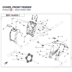 COVER, FRONT FENDER product image