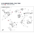 LH ALUMINUM PANEL, FUEL TANK product image
