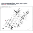 FRONT FENDER BRACKET product image