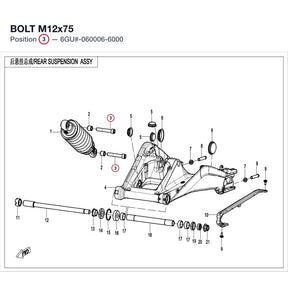 BOLT M12x75 product image
