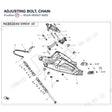 ADJUSTING BOLT, CHAIN product image