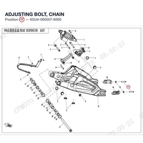 ADJUSTING BOLT, CHAIN product image